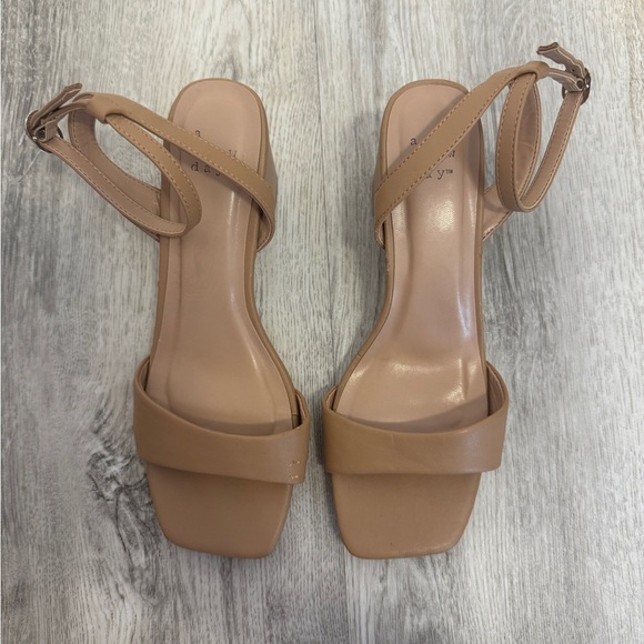 a new day Shoes - a new day Tan Strappy Heels